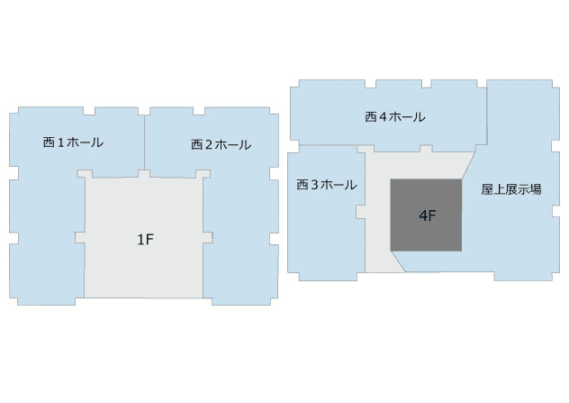 西ホール図